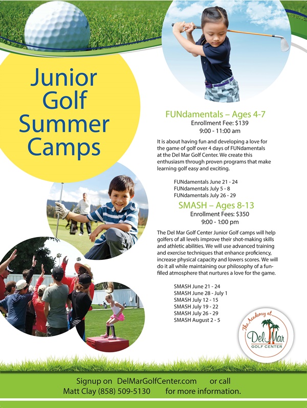 Del Mar Golf Center Junior Golf Summer Camp